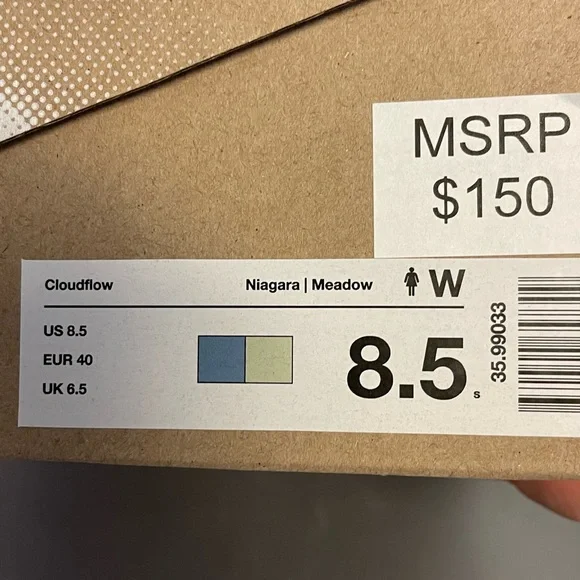 On Cloudflow Women Niagara Meadow Athletic Sneakers High Performance Sz 8.5 NIB - Picture 10 of 13